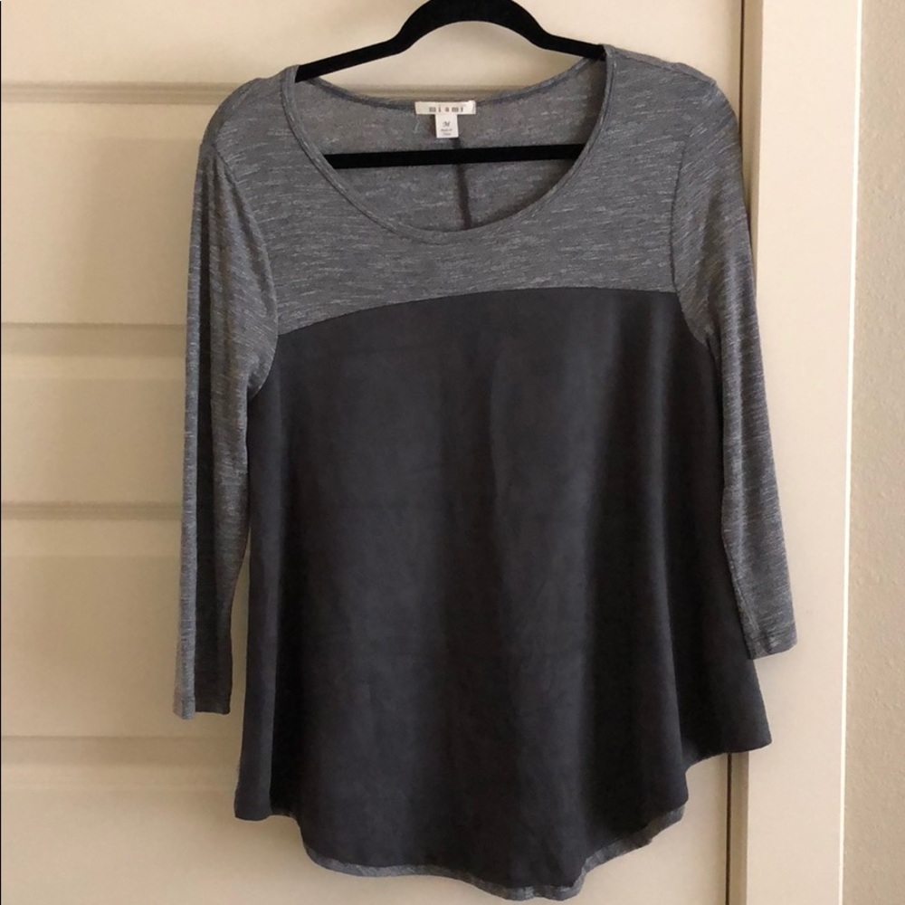 Flowy Gray Blouse